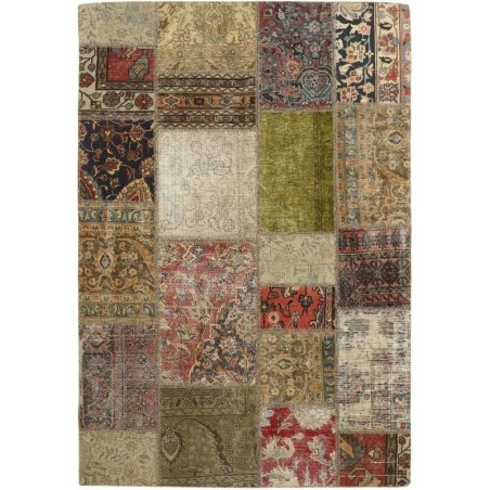 tappeto persia vintage patchwork cm 142x200