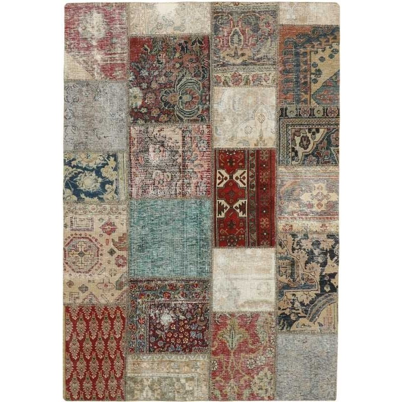 tappeto persia vintage patchwork cm 140x200