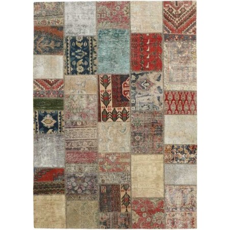 tappeto persia vintage patchwork cm 166x236