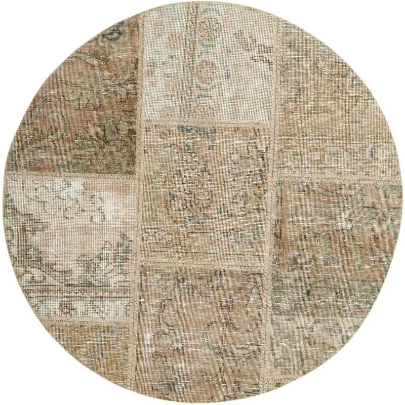 tappeto persia vintage patchwork cm 100x100