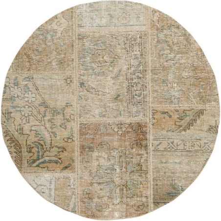 tappeto persia vintage patchwork cm 100x100
