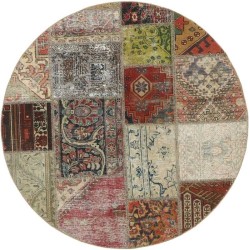 tappeto persia vintage patchwork cm 150x150