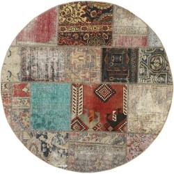 tappeto persia vintage patchwork cm 150x150