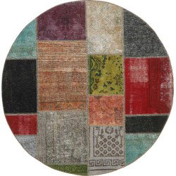 tappeto persia vintage patchwork cm 150x150