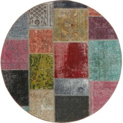 tappeto persia vintage patchwork cm 150x150