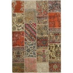 tappeto persia vintage patchwork cm 158x233