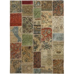 tappeto persia vintage patchwork cm 167x228