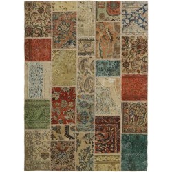 tappeto persia vintage patchwork cm 167x228