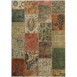 tappeto persia vintage patchwork cm 146x206