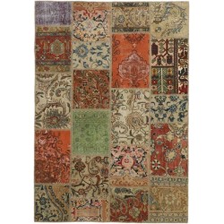 tappeto persia vintage patchwork cm 141x200