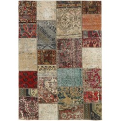 tappeto persia vintage patchwork cm 143x201