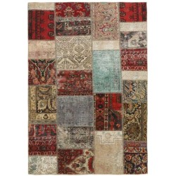 tappeto persia vintage patchwork cm 142x201