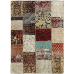 tappeto persia vintage patchwork cm 143x197