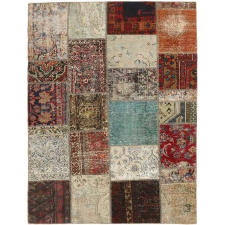 tappeto persia vintage patchwork cm 143x202