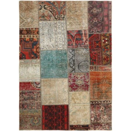 tappeto persia vintage patchwork cm 144x201