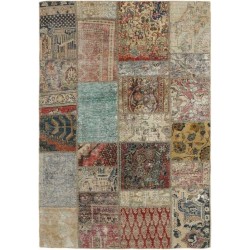 tappeto persia vintage patchwork cm 143x202