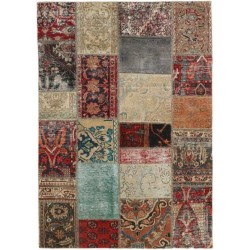 tappeto persia vintage patchwork cm 143x201