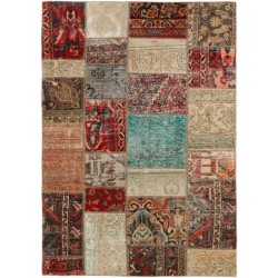 tappeto persia vintage patchwork cm 144x200