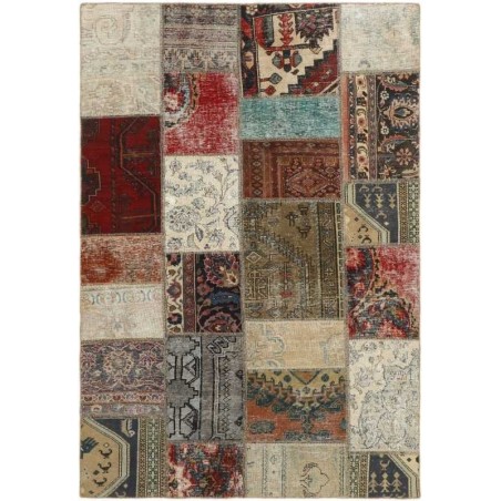 tappeto persia vintage patchwork cm 144x202