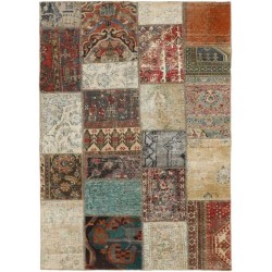 tappeto persia vintage patchwork cm 143x201