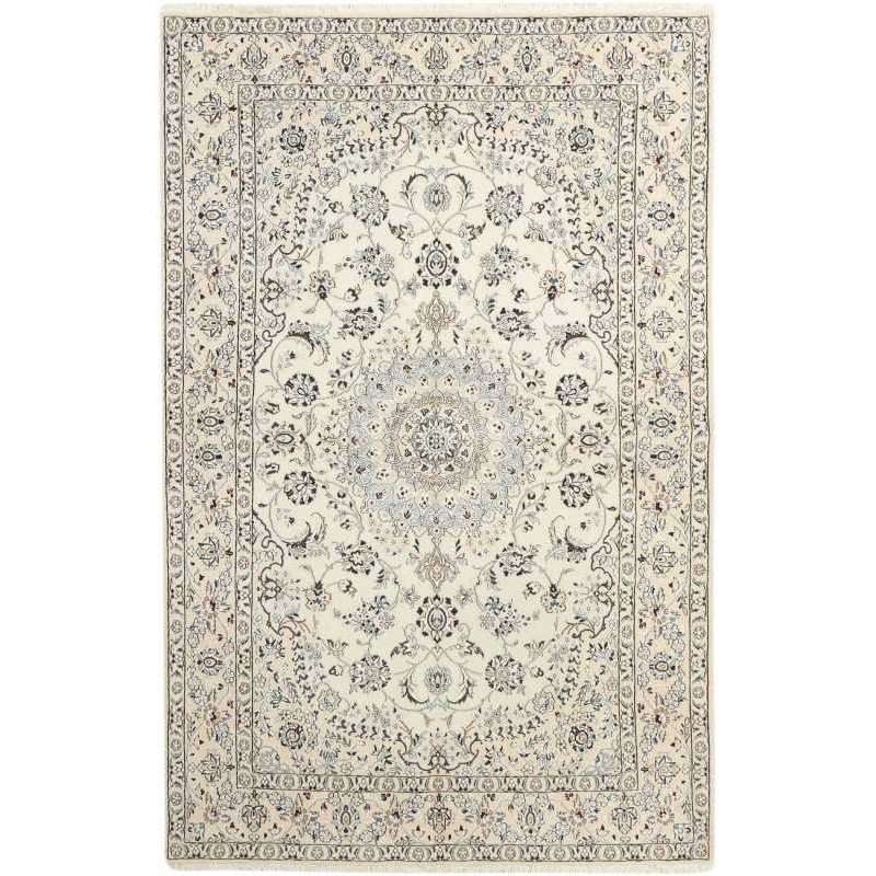 tappeto persia nain fine con seta cm 158x247