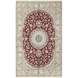 tappeto persia nain fine con seta cm 155x250