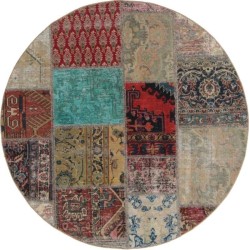tappeto persia vintage patchwork cm 150x150