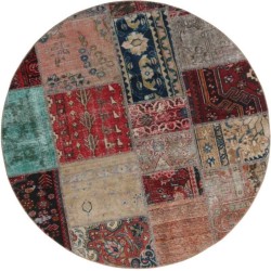 tappeto persia vintage patchwork cm 150x150