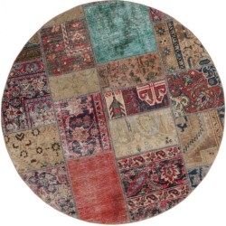 tappeto persia vintage patchwork cm 150x150