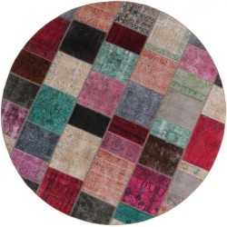 tappeto persia vintage patchwork cm 250x250