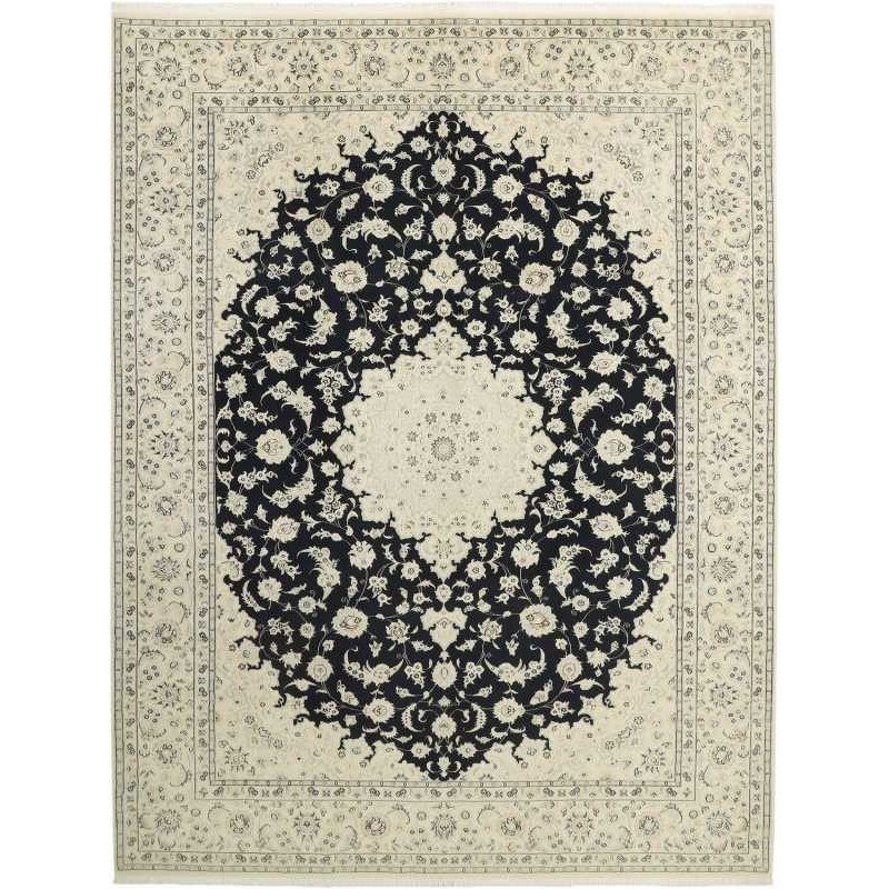 tappeto persia nain fine con seta cm 250x345
