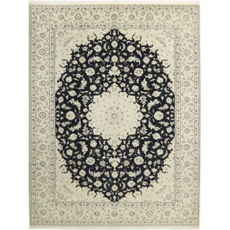 tappeto persia nain fine con seta cm 250x345