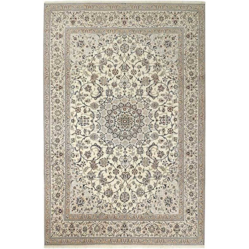 tappeto persia nain fine con seta cm 240x354