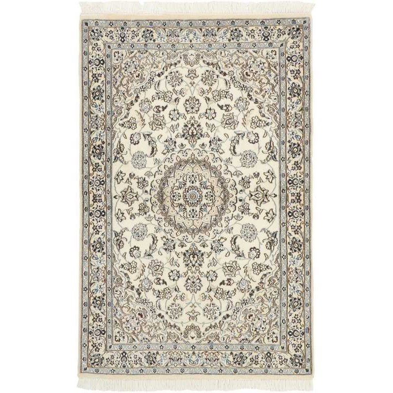 tappeto persia nain fine con seta cm 115x178