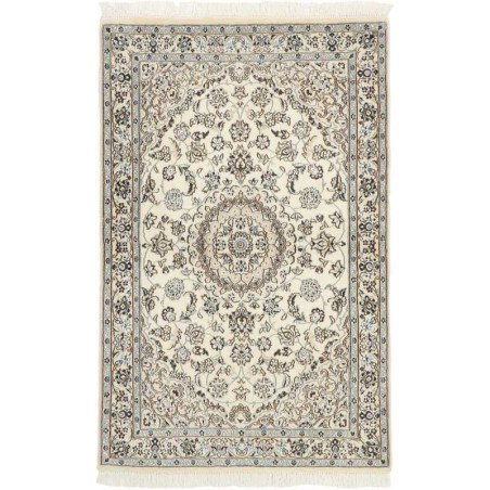 tappeto persia nain fine con seta cm 115x178