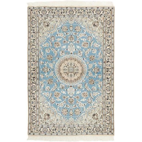 tappeto persia nain fine con seta cm 115x173