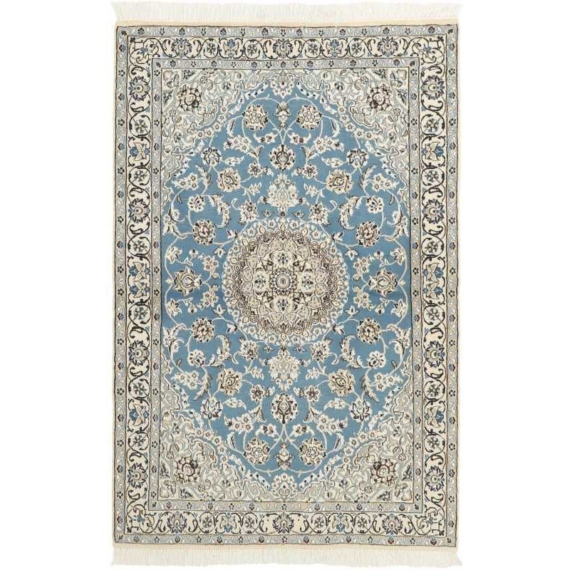 tappeto persia nain fine con seta cm 120x178