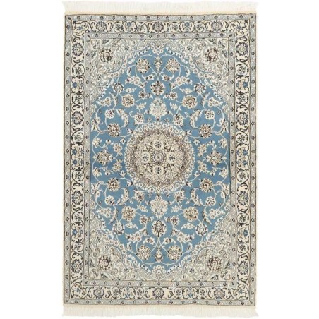 tappeto persia nain fine con seta cm 120x178