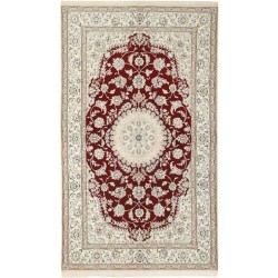 tappeto persia nain fine con seta cm 155x254