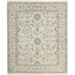 tappeto persia nain fine con seta cm 211x255