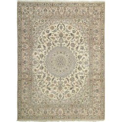 tappeto persia nain fine con seta cm 295x391