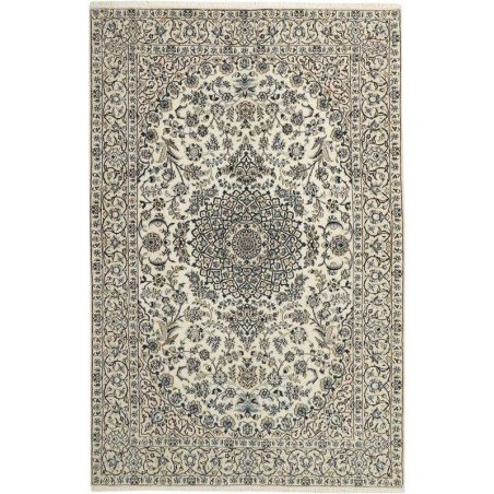 tappeto persia nain fine con seta cm 160x244