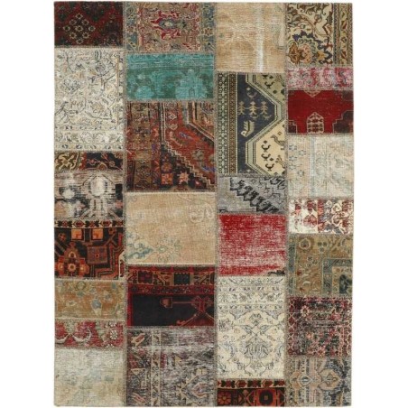 tappeto persia vintage patchwork cm 142x199