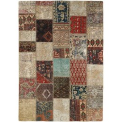 tappeto persia vintage patchwork cm 167x238