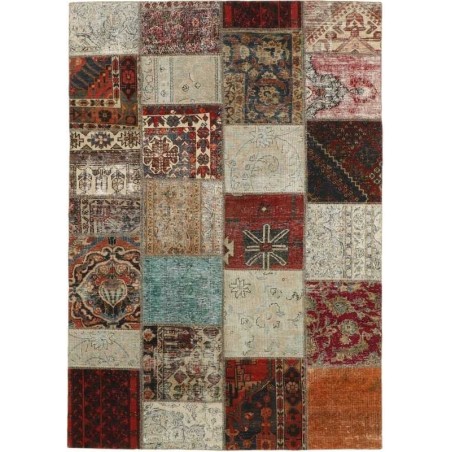 tappeto persia vintage patchwork cm 167x237