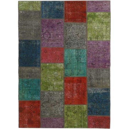 tappeto persia vintage patchwork cm 160x232