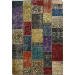 tappeto persia vintage patchwork cm 168x241