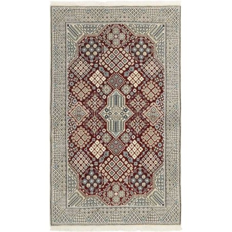 tappeto persia nain fine con seta cm 103x179