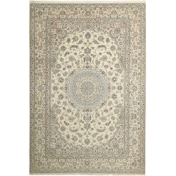 tappeto persia nain fine con seta cm 249x360