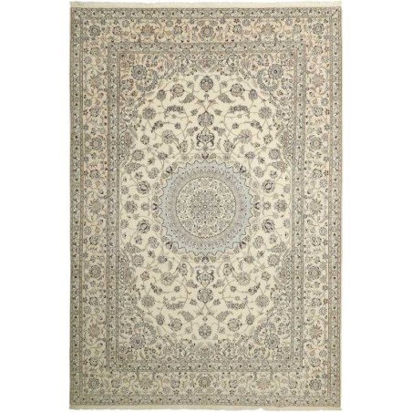 tappeto persia nain fine con seta cm 249x360